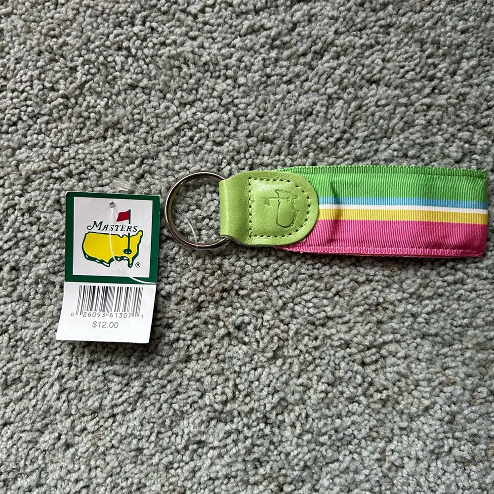 Masters Colorful Striped Keychain
